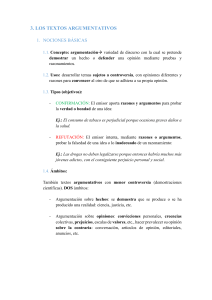 Gu&iacute;a de Textos Argumentativos