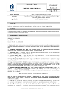 Norma INFA Cargas Suspendidas NP-IN-000057
