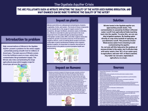 Ogallala Aquifer Nitrate Crisis & Solutions