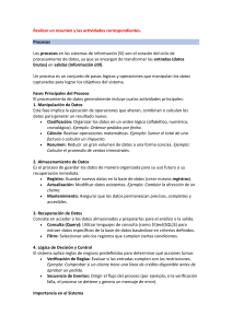 Gu&iacute;a de Procesamiento de Datos en SI