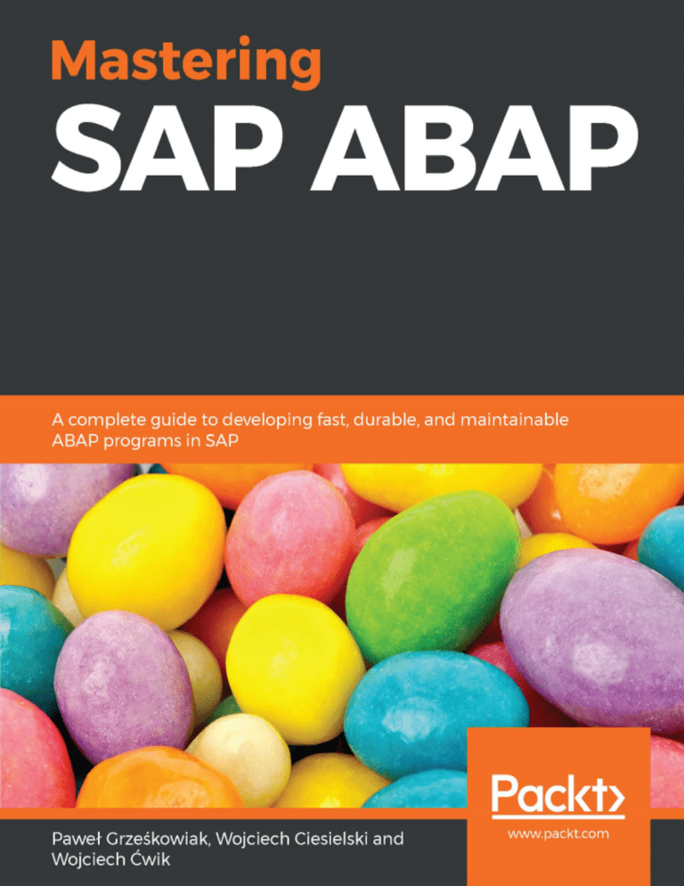 Mastering SAP ABAP: Guide to ABAP Programming