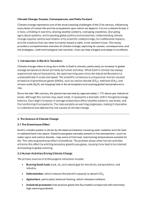 Climate Change: Causes, Impacts & Solutions