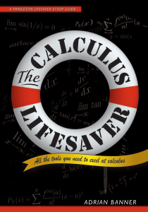The Calculus Lifesaver: A Complete Study Guide