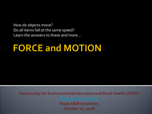 Introduction to Forces: A Physics Presentation