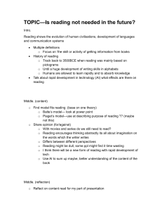 Future of Reading in AI Age Analysis