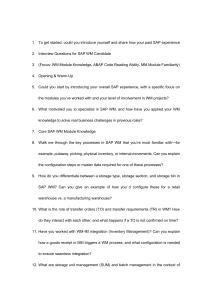 SAP WM Interview Questions Guide