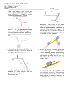 Examen de F&iacute;sica Mec&aacute;nica