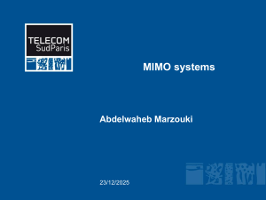 MIMO Systems Tutorial: OFDM, LTE, SVD & Capacity