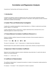 Correlation and Regression Analysis Guide