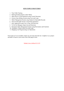 Python Programming Project Topics for Students