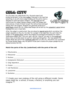 Cell City Analogy Worksheet | Biology