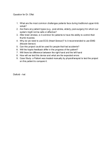 Upper-Limb Rehabilitation System Technical Questions