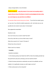 Business Strategy & Investment Methodology Guide