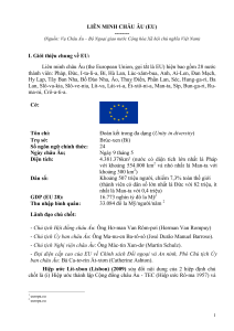 Prehľad Eur&oacute;pskej &uacute;nie (E&Uacute;) a jej &scaron;trukt&uacute;ra