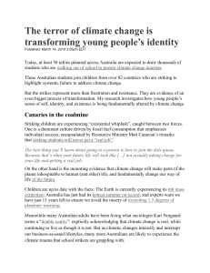 Youth Identity & Climate Strikes