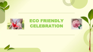 Guide to Eco-Friendly Celebrations