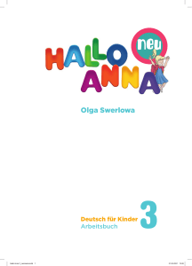 Hallo Anna 3: Arbeitsbuch f&uuml;r Deutsch