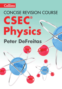 CSEC Physics Revision Course Textbook