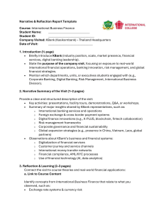 KBank Visit Finance Report Template