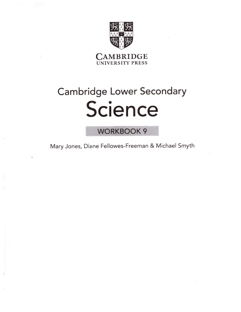 Cambridge Science 9 Workbook Answers