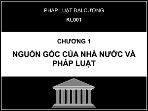 General Law: Origins of State & Law