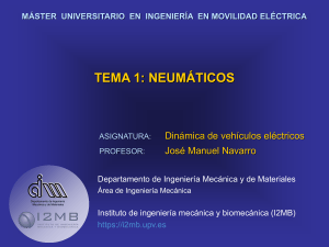 Neum&aacute;ticos para Veh&iacute;culos El&eacute;ctricos