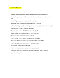 Heat Transfer and Heat Exchangers Study Guide