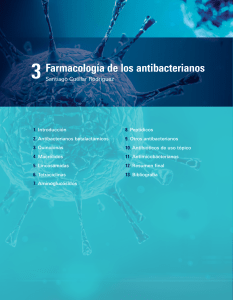 Farmacolog&iacute;a de Antibacterianos