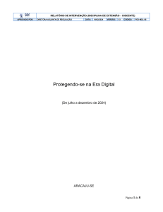 Relat&oacute;rio Seguran&ccedil;a Digital UNINASSAU