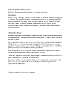 Intro to Organizational Development & Change Management