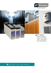 Leoch LPF batteri datablad