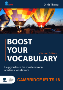 IELTS Reading Vocabulary: Cambridge 18 Guide
