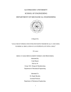 Stress Concentration Analysis Report