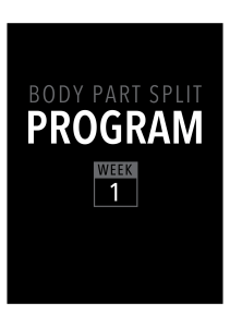 Jeff Nippard 8-Week Body Part Split Program