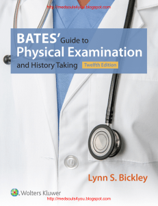 Bates' Guide to Physical Examination 12th Ed