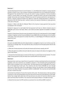 Corporate Finance: Lease vs. Buy Problems