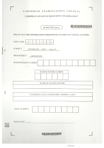 Chemistry Lab Manual: KI and Chlorine Reaction