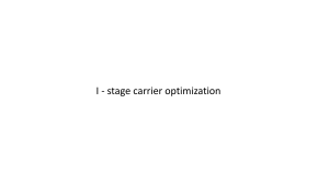 I-Stage Carrier Optimization via FEA