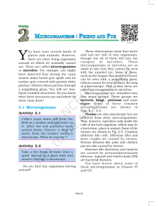 Microorganisms: Friend and Foe - Science Textbook