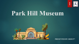 Park Hill Museum Case Study Analysis