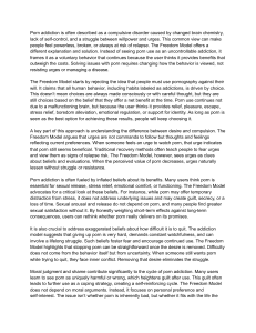 The Freedom Model for Porn Addiction