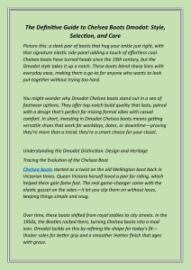 Dmodot Chelsea Boots: Style & Care Guide