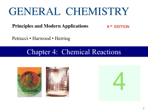 Chemical Reactions: Principles and Stoichiometry