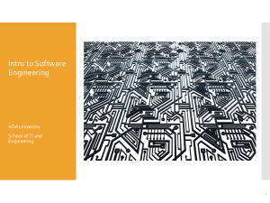 Intro to Software Engineering: Readability & Refactoring