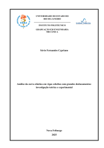 An&aacute;lise da Curva El&aacute;stica em Grandes Deslocamentos