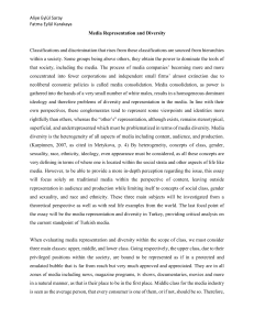 Media Representation and Diversity Analysis