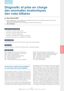 Anomalies Voies Biliaires Diagnostic Prise en charge