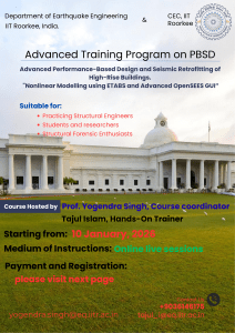 PBSD Seismic Retrofitting Course IIT Roorkee