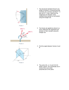 Vector Mechanics for Engineers Statics Problems