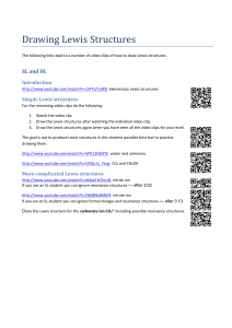 Guide to Drawing Lewis Structures
